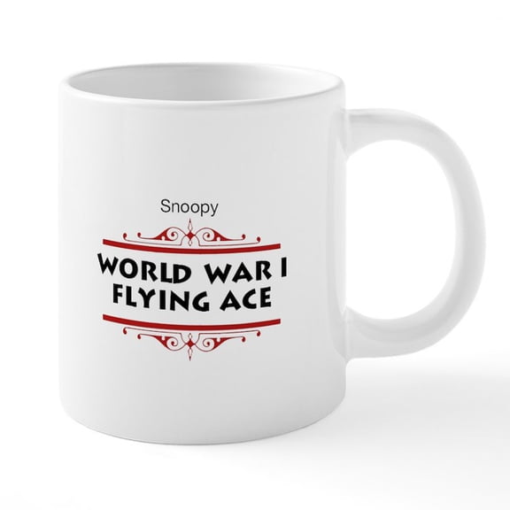 CafePress - Flying Ace - 20 Oz White Ceramic Mega Mug
