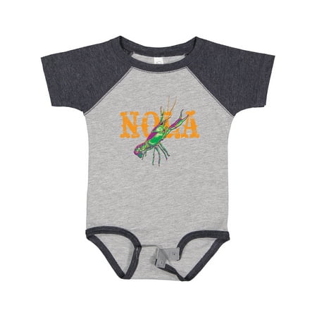 

Inktastic NOLA Mardi Gras Crayfish in Orange Gift Baby Boy or Baby Girl Bodysuit