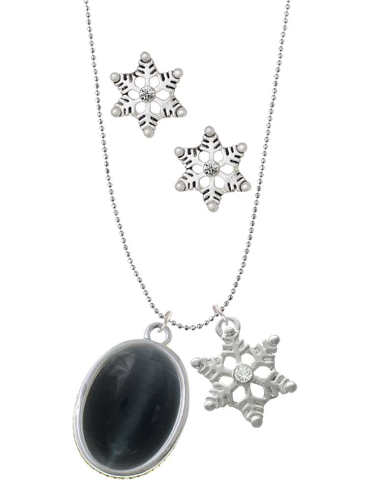 J jill shop snowflake necklace