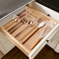 thumbnail image 4 of Sorbus Clear Plastic Kitchen Drawer Organizer for Cutlery, Silverware, Utensil (5-Pack), 4 of 7