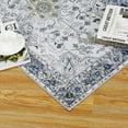 thumbnail image 6 of Anti-Slip Area Rug Short Shag Plush Flower Area Rug Moroccan Easy to Clean Washable Folding Back Rug Non-Shedding Area Rugs for Living Room, Bedroom,Children's Room, 6 of 9