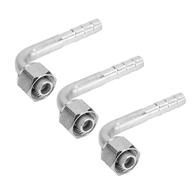Air Conditioning Aluminum Joint, Angled 90 Degrees Celsius Ar Air Conditioner Connector High Hardness 20PCS High Accuracy For Truck