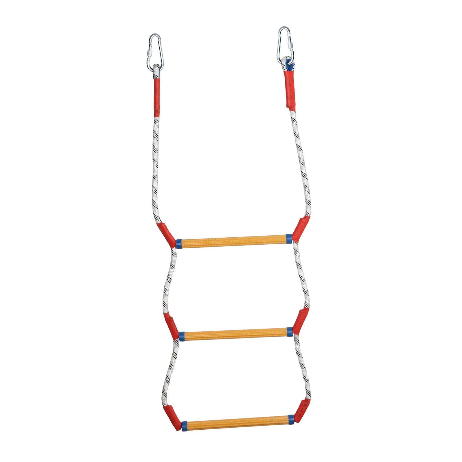 GARENDE Boat Rope Ladder Boarding Ladder Marine Rope Ladder for Canoeing Kayak Yacht Three Tire