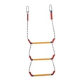 thumbnail image 3 of S SERENABLE Boat Rope Ladder Boarding Ladder Marine Rope Ladder for Canoeing Kayak Yacht Three Tire, 3 of 9
