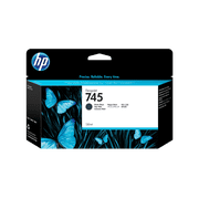 HP 745 130-ml DesignJet Matte Black Ink Cartridge, F9J99A
