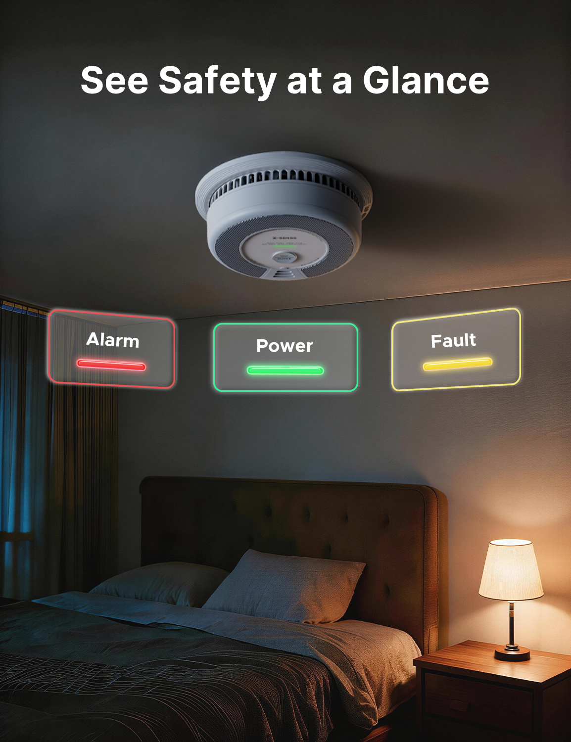 X-Sense Smoke and Carbon Monoxide Detector, 10-Year Battery photo 7