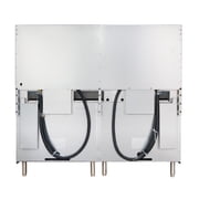 60 In. Commercial Electric Range with 10 Burners and 2 Standard Electric Ovens in Stainless Steel - 208V 3 Phase