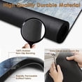 thumbnail image 4 of Coffee Mat for Countertops, Blue Abstract Modern Dish Drying Mat 2 Pcs for Kitchen Coffee Bar Accessories, Coffee Maker Espresso Machine Dish Rack Hide Stain Rubber Backed 12x19In, 4 of 6
