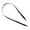 Black, variant on CTM Kids' Elastic 1/2 Inch One Piece Adjustable Mitten Clips