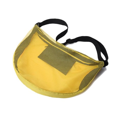 hejhncii Sports Equipment Bag with Zippers Pocket for Volleyball Soccer Basketball Football Mesh Bag Adjustable Basketball Bag