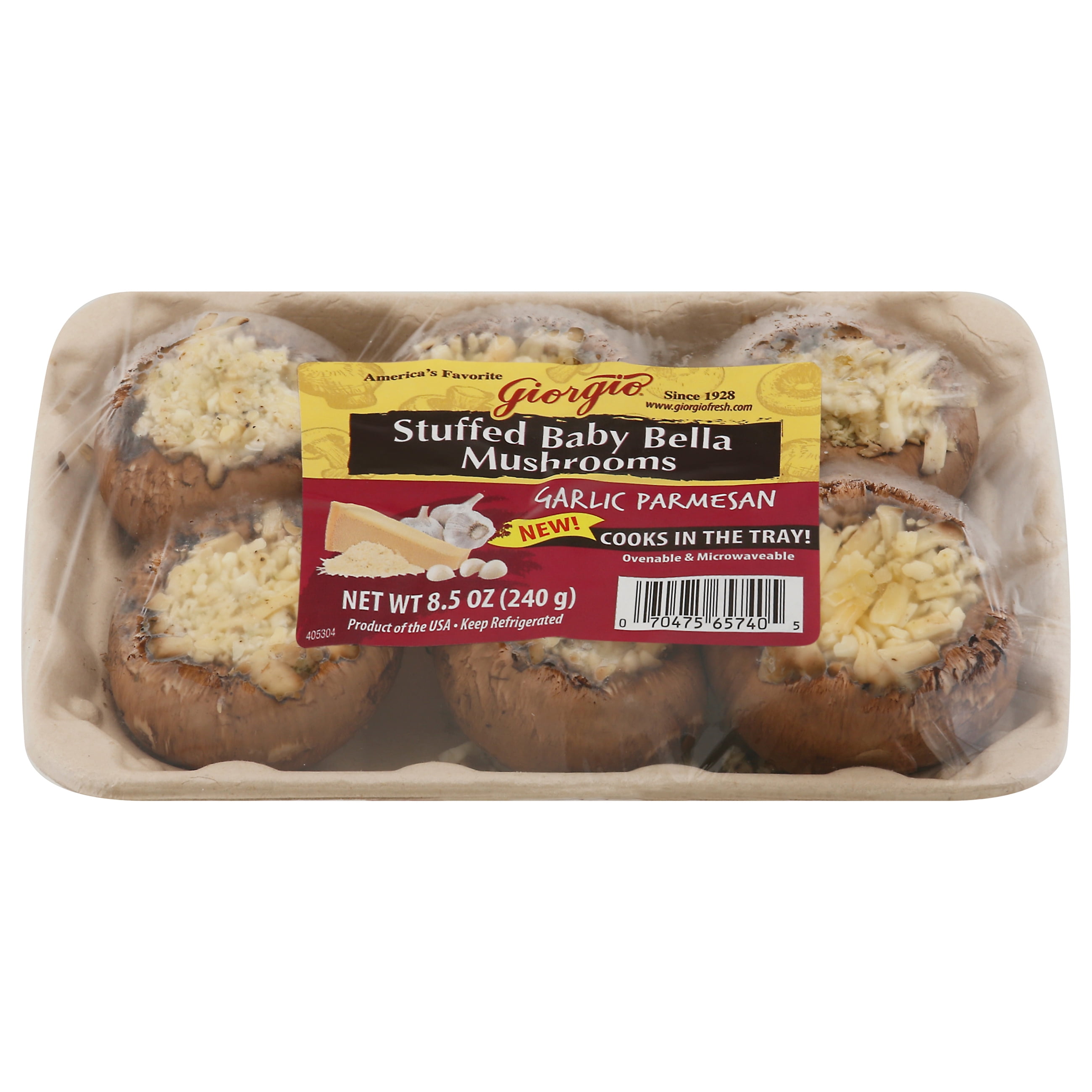 Garlic Parmesan Stuffed Mushrooms 8.5oz