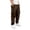 Brown@GC@, variant on CONZONE Kids Boys Baggy Cargo Pants Wide Leg Casual Pants for Child Elastic Waist School Fall Winter Outdoor Jogger Pants with Pockets