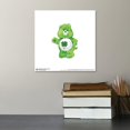 thumbnail image 3 of Gallery Pops Care Bears - Heritage Good Luck Bear Wall Art, Unframed Version, 12" x 12", 3 of 5