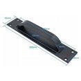 thumbnail image 2 of Manija de puerta de granero de aleación de zinc, 2 uds., manijas de puertas corredizas para puerta cortafuegos, manijas de puertas de gabinete (negro), 2 of 5