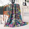 thumbnail image 2 of Pioneer Flower Blanket,Comfortable Soft Flannel Throw Blanket,All Season,Warm Lightweight Blankets for Sofa Bed Couch Living Room Chair,40"x50"(100x130cm), 2 of 4