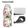 thumbnail image 5 of Yuyamidu Hummingbird Car Seat Covers Front Seat Protective Accessories 2 PCS Set Pink Flowers Vehicle Seat Cover Universal Fit Cars, Sedan, Truck, SUV, 5 of 7