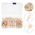 thumbnail image 4 of Weiweiguan 1 Box Office Pushpins Delicate Thumbtacks Creative Thumbtacks (Wood Color), 4 of 6