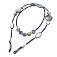 thumbnail image 1 of 1 cadena de cuentas para gafas de sol, cordón de sujeción ajustable para gafas, cuerda antideslizante para gafas de lectura para mujeres y damas, 1 of 5