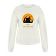 thumbnail image 4 of Sweat-shirt Quotidien pour Femmes Pull-Over Imprimé O Col Impression à Manches Longues Femmes Planche à Roulettes Femmes Blouse, 4 of 6