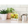 thumbnail image 4 of You Are My Sunshine Yellow Sunflowers 5 x 5 Wood Tabletop Sign Plaque, 4 of 4