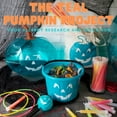 thumbnail image 2 of Teal Pumpkin Bucket 8.5 in (1 Pack)-Official Teal Pumpkin Project Allergy-Friendly Candy Pail Accessory and Party Decoration Supplies, Plastic Bowl w Handle, 2 of 5
