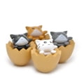 thumbnail image 1 of Figuras de gato para jardinería paisajística en miniatura con forma de mano de gato de cáscara de huevo, 1 of 5