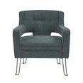 thumbnail image 1 of Chaise d'Appoint Moderne pour les Jambes en Épingle à Cheveux, 1 of 2