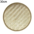 thumbnail image 6 of SPRING PARK Handmade Round Bamboo Handmade Round Bamboo Weaving Sieve Snack Food Bread Picnic Vegetable Seed, 6 of 6