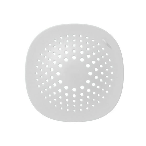 Colector de pelo de drenaje redondo Billuyoard accesorio de malla de filtro Juegos de accesorios de baño Blanco