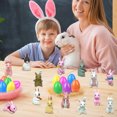 thumbnail image 5 of Easter Eggs Easter Basket Stuffers, Bunny Statue Toys, Easter Gifts Plastic Easter Eggs for Kids/Teens, Easter Toys Prefilled Easter Eggs with Cute Bunny Easter Party Supplies, 5 of 5