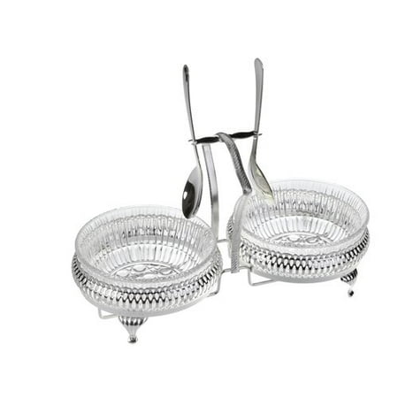Jam Tray - Corbell Silver Company Queen Anne 5 Piece Jam Set