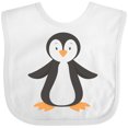 thumbnail image 3 of Inktastic Penguin Boys or Girls Baby Bib, 3 of 4