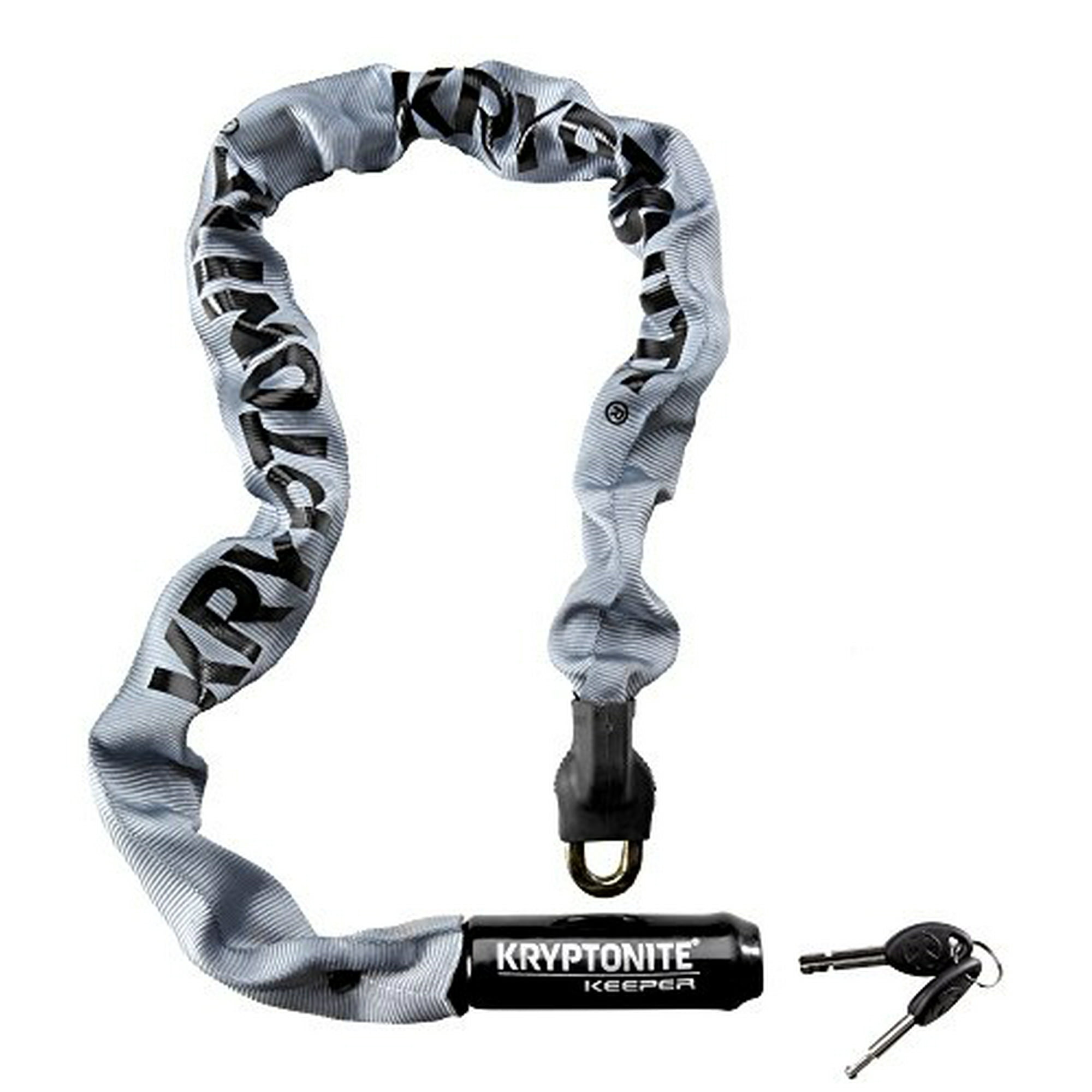 Kryptonite Keeper 785 Integrated Bicycle Lock chain Bike Lock 33.5 Inch gray Walmart