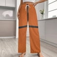 thumbnail image 2 of Basketball Ball Texture Women's Pajamas Pajama Pants Women's Sleepwear Lounge Sleep Bottoms Stretch with Pockets, 2 of 7