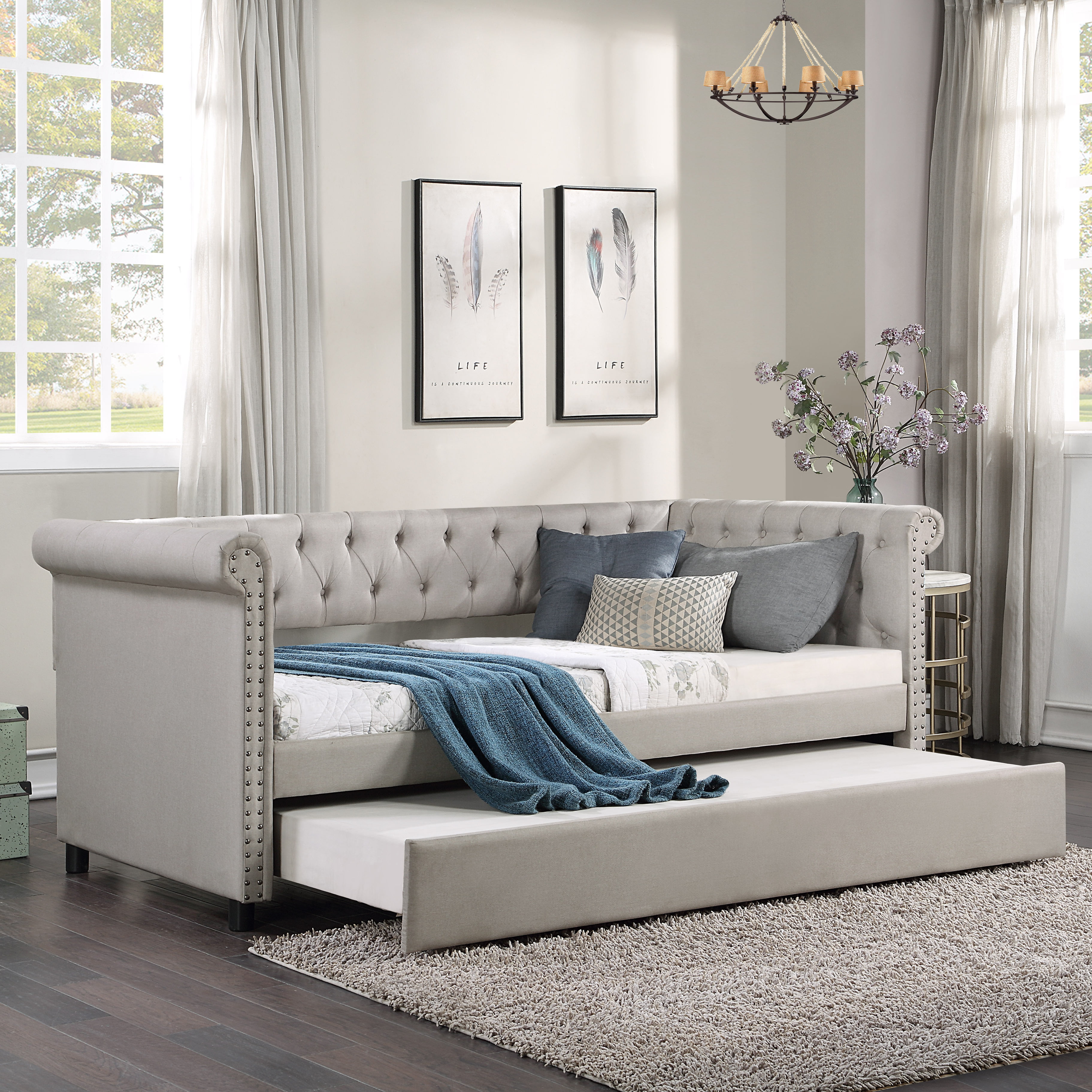 Daybed With Trundle That Looks Like A Sofa | Baci Living Room
