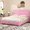 Rose Pink, variant on 4 EVER WINNER California King Size Bed Frame, Boucle Upholstered Bed Frame with Headboard, No Box Spring Required, Easy Assembly, Cream