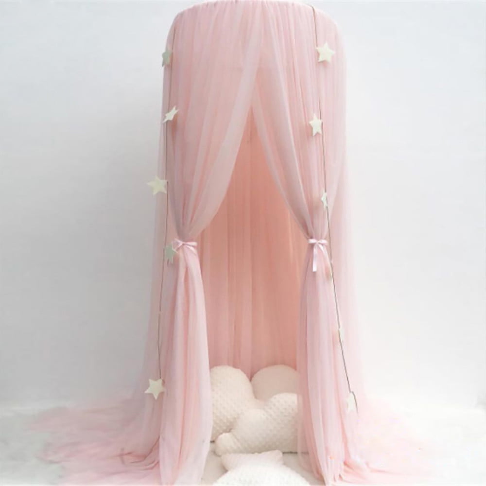 pink mosquito nets