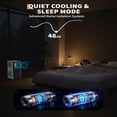 thumbnail image 6 of JoanKaren 8000 BTU Portable Air Conditioner Up to 350 Sq. Ft. 3-in-1 Quiet AC Unit with Cooling,Dehumidifier & Fan,Energy-Saving,24-Hr Timer,Window Kit Included,Black, 6 of 10