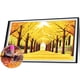 thumbnail image 1 of Cuadros Decorativos Diamante pintura 5D taladro redondo completo mosaico DIY hojas amarillas camino Kit arte decoración Ehuebsd Nuevos Originales, 1 of 9