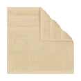 thumbnail image 2 of American Soft Linen Washcloth 100% Cotton 1 Piece Luxury Washcloth, Beige, 2 of 3