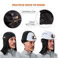 thumbnail image 4 of Gorro duro Ergodyne N-Ferno 6885 de Winter Liner, con clasificación FR, negro, 4 of 9