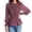 Red, variant on OKBOP Lace Tops for Women,Round- Neck Floral Print Elastic Waist Pleated Bell Sleeves Lace Lap Long Sleeve Blouse Graphic Sweatshirts for Women