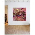 thumbnail image 5 of "Leopard and Butterfly" Painting Print on Wrapped Canvas, 5 of 7