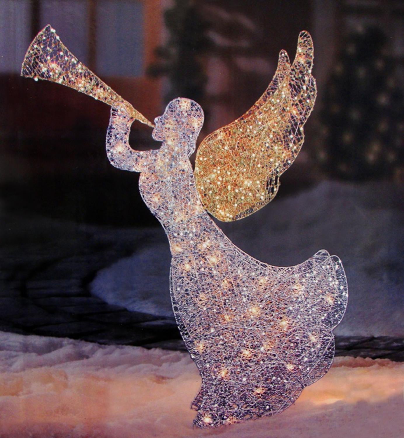 Outdoor lighted angel