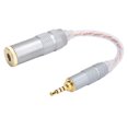 thumbnail image 3 of Headphone Adapter Cord, Portable Plug and Play Male To Female Audio Cable Multipurpose Flexible Lightweight  for 2.5mm Audio Source Interface 2.5mm Balanced Male to 3.5mm Stereo, 3 of 7