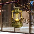 thumbnail image 4 of Bronze Solar Lantern Outdoor LED Plastic Garden Flickering Flameless Candle Lights, 4 of 6