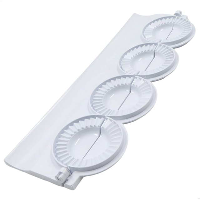 (Pequeño) Molde para raviolis, empanadillas, etc., acero inoxidable, acero inoxidable, plata
