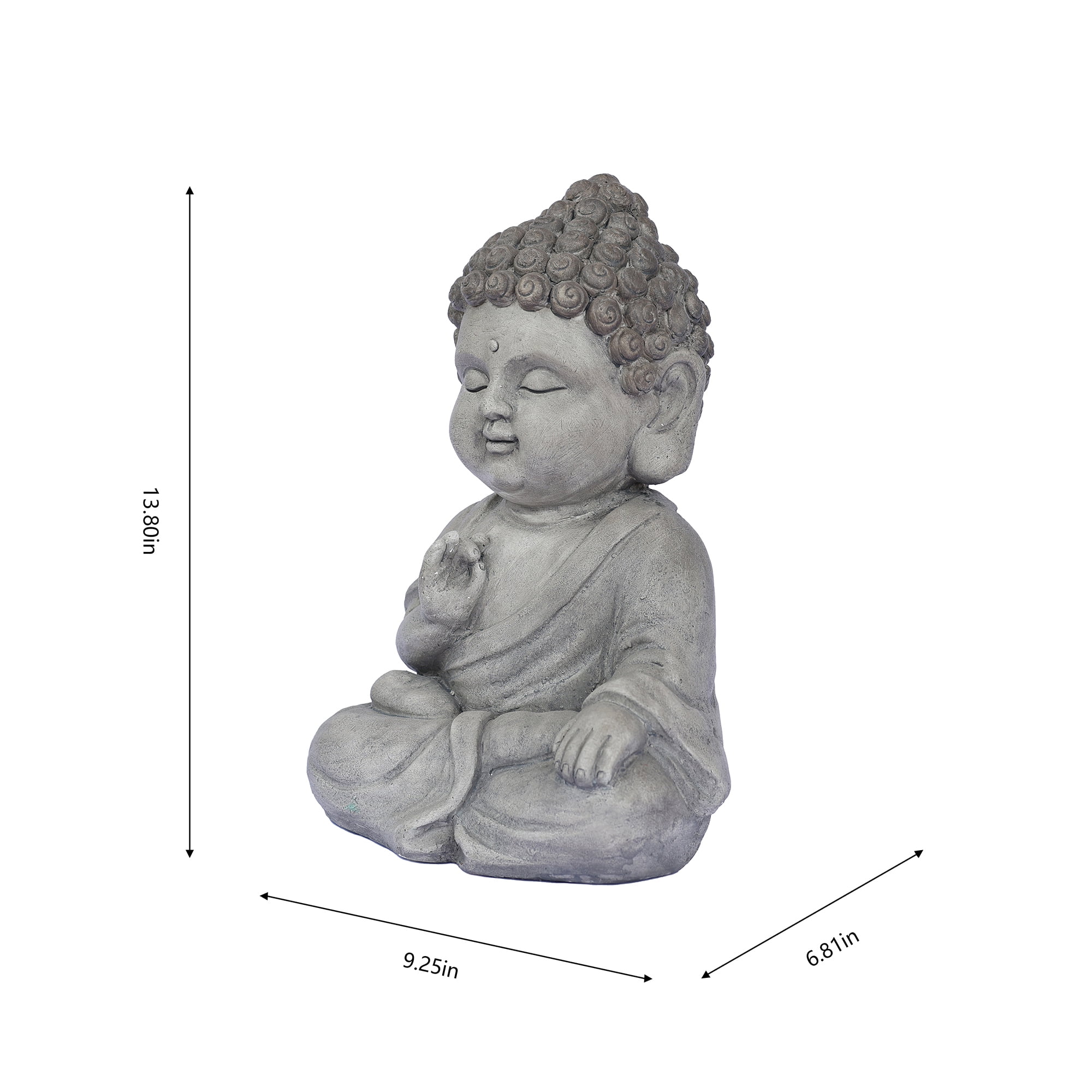 14in Meditating Buddha Statue