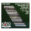 Kato 106-3515 N Amtrak Phase IVb  Superliner 4-Car Passenge Set (A)
