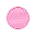 thumbnail image 2 of Posavasos para automóvil, 4 soportes universales antideslizantes integrados en adornos, accesorios para el interior del coche, color rosa, 2 of 5